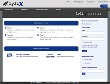 Tablet Screenshot of customer.lylix.net